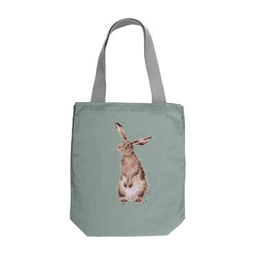 Wrendale Designs Hare And The Bee Canvas Tote Bag, Hare